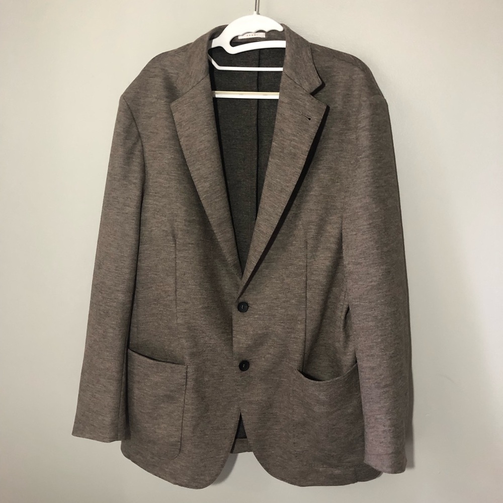 Fradi Italy mens performance blazer wool blend us44 Heather brown unstructured